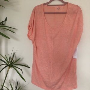 NWT Three Dots Coral Shirt